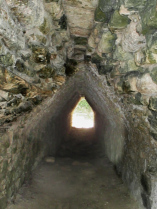 Cobá, Tunnel mit "falschem" Gewölbe